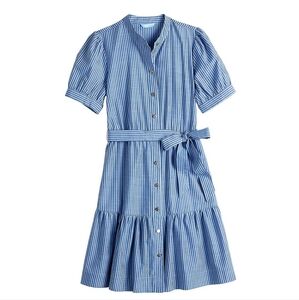 Draper James Blue Striped Dress - Size Small NWT